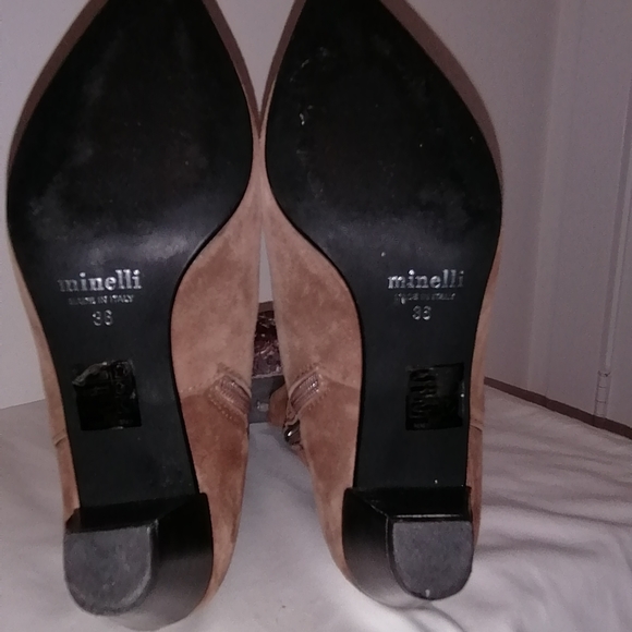 Minelli suede boots - Picture 4 of 16